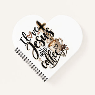 Cuaderno Amo a Jesús y el café