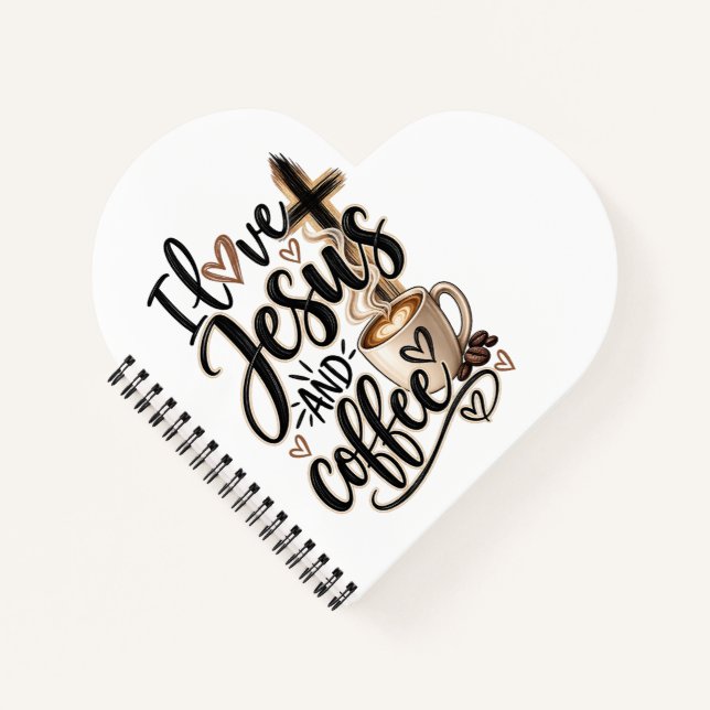 Cuaderno Amo a Jesús y el café (Anverso)