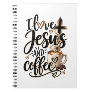 Cuaderno Amo a Jesús y el café