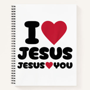 Cuaderno Amo a Jesús y Jesús te ama cristiano