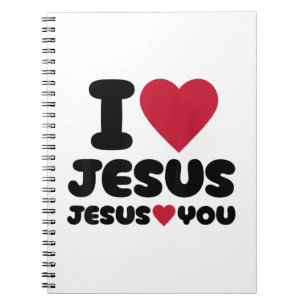 Cuaderno Amo a Jesús y Jesús te ama cristiano