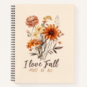 Cuaderno Amo a la Caída sobre todo - Foliage de otoño