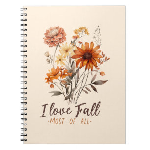 Cuaderno Amo a la Caída sobre todo - Foliage de otoño