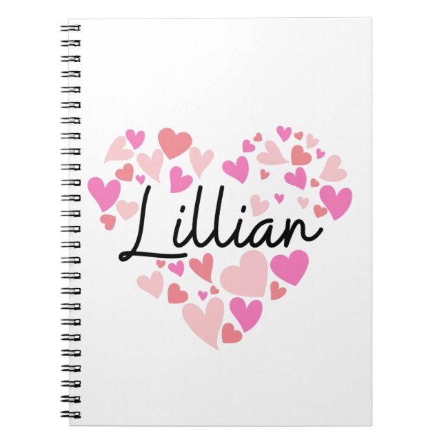 Cuaderno Amo a Lillian (Frente)