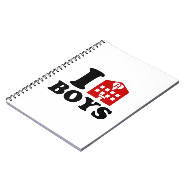 Cuaderno Amo a los chicos del hotel (Lado Izquierdo)