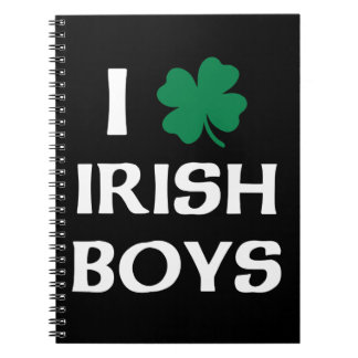 Cuaderno Amo a los chicos irlandeses