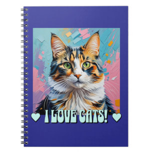 Cuaderno ¡Amo a los Gatos!
