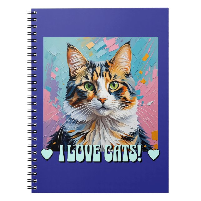 Cuaderno ¡Amo a los Gatos! (Frente)