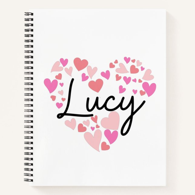 Cuaderno Amo a Lucy (Anverso)