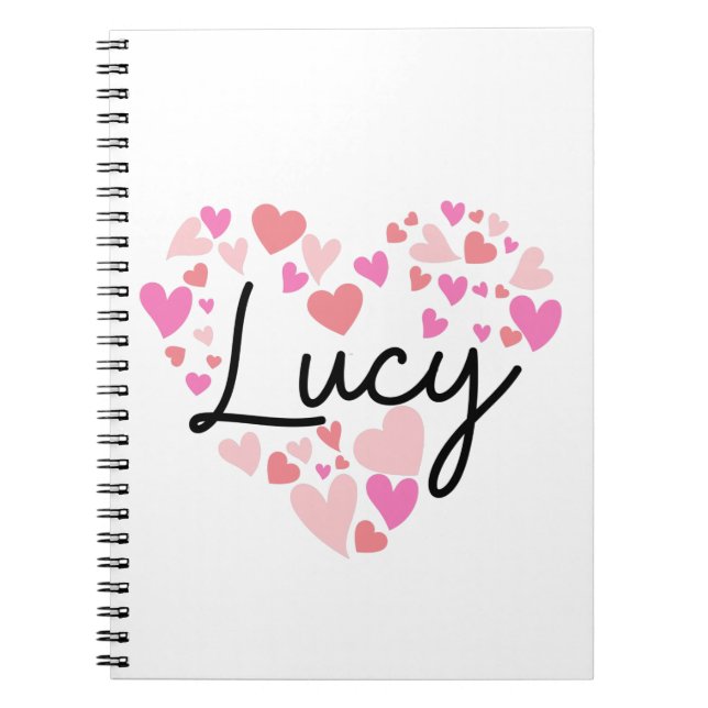 Cuaderno Amo a Lucy (Frente)
