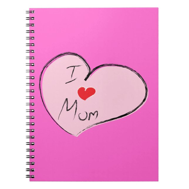 Cuaderno Amo A Mamá (Frente)