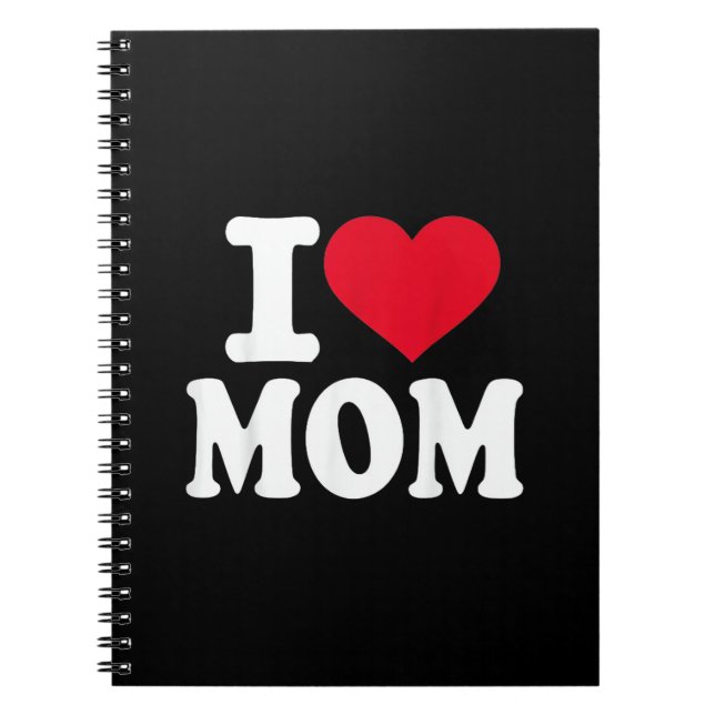 Cuaderno Amo a mamá (Frente)