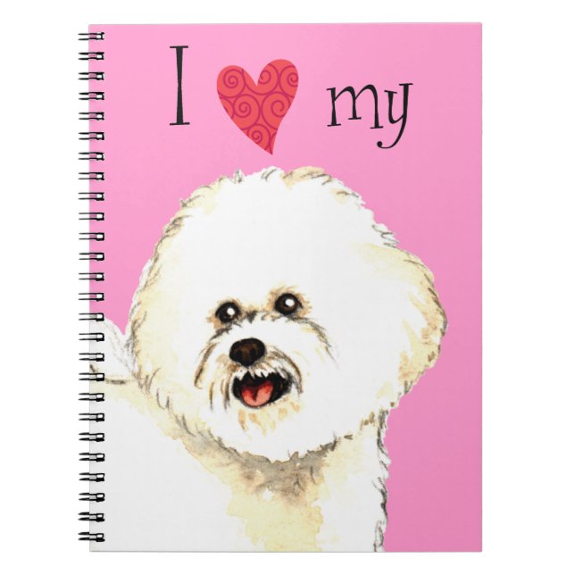Cuaderno Amo a mi Amigo Bichon (Frente)