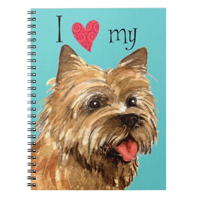 Cuaderno Amo a mi Cairn Terrier (Frente)
