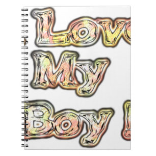 Cuaderno Amo a mi chico Diseño Colección Vintage Fría Texto