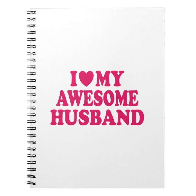 Cuaderno Amo A Mi Esposo Increíble (Frente)
