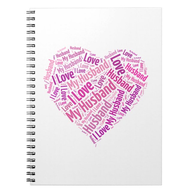 Cuaderno Amo a mi marido (Frente)