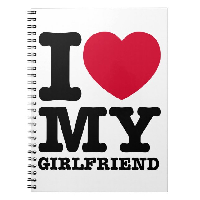 Cuaderno AMO A MI Novia (Frente)