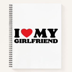 Cuaderno Amo a mi novia clásico