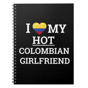 Cuaderno Amo a mi novia colombiana caliente Funny Colombia