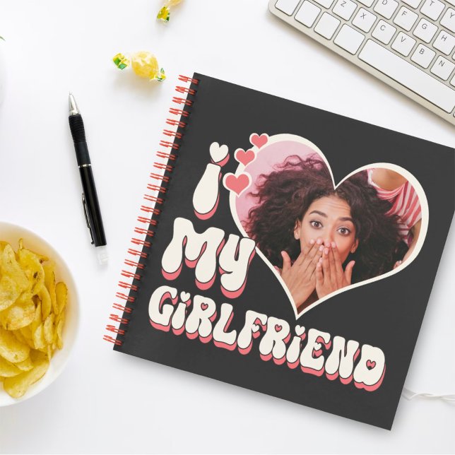 Cuaderno Amo a mi novia Personalizado Black (Subido por el creador)