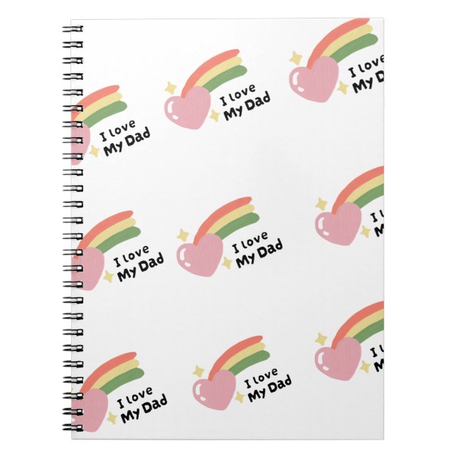 Cuaderno Amo A Mi Papá (Frente)