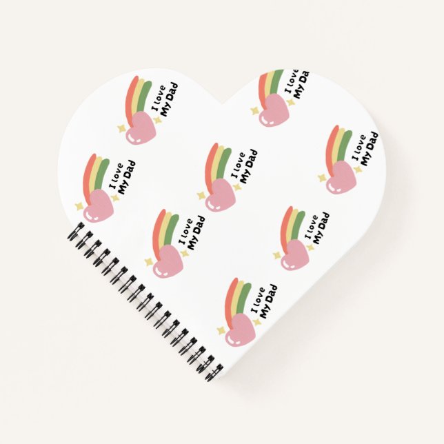 Cuaderno Amo A Mi Papá (Anverso)