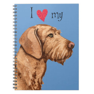 Cuaderno Amo a mi Vizsla con Cabos Altos