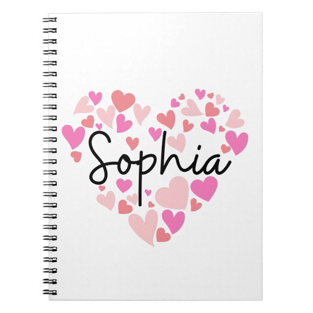 Cuaderno Amo a Sophia (Frente)