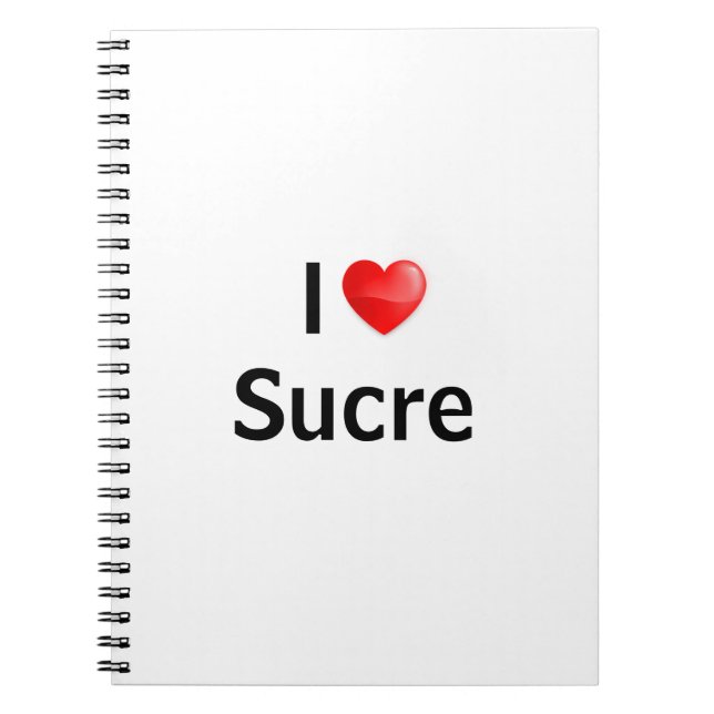 Cuaderno Amo a Sucre (Frente)