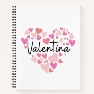 Cuaderno Amo a Valentina