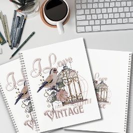 Cuaderno Amo a Vintage