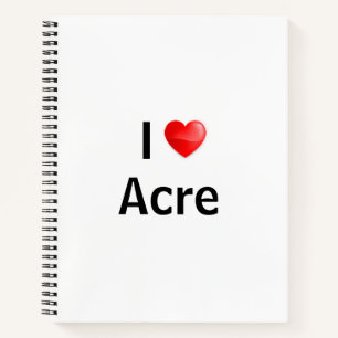 Cuaderno Amo Acre