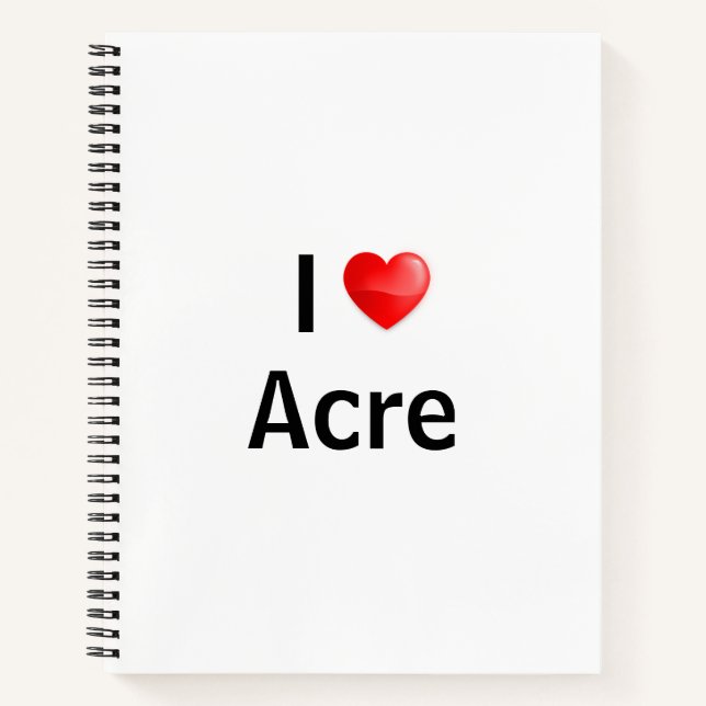 Cuaderno Amo Acre (Anverso)