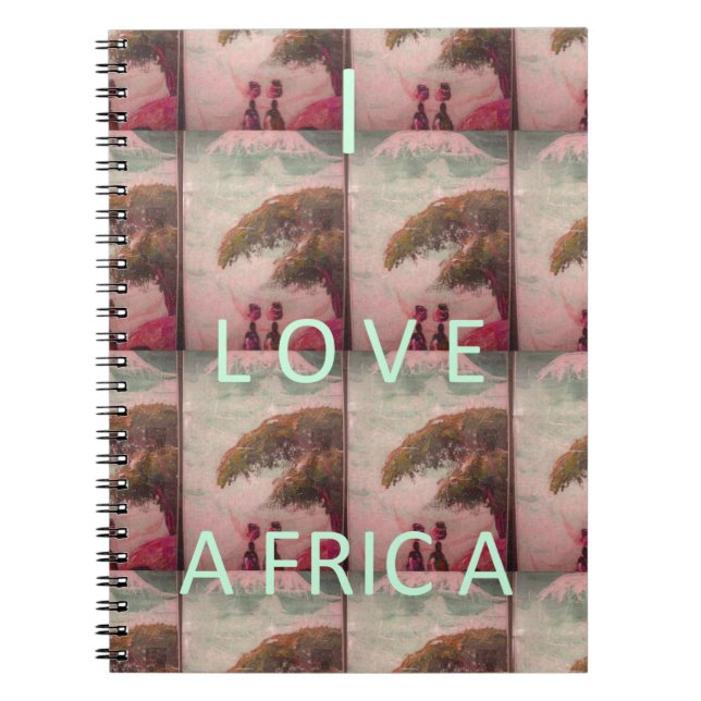 Cuaderno Amo África Hakuna Matata Kilimanjaro A (Frente)