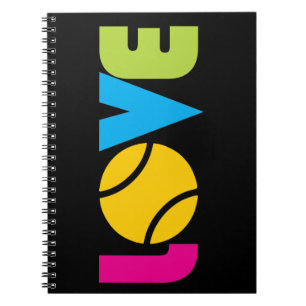 Cuaderno Amo al tenis lindo -