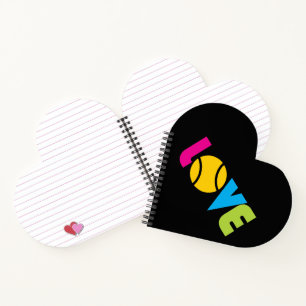 Cuaderno Amo al tenis lindo -