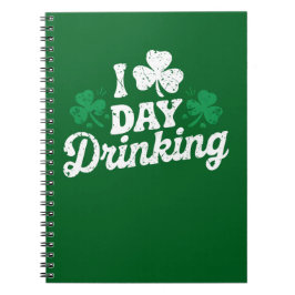 Cuaderno Amo Beber Durante El Día Divertido Día De San Patr