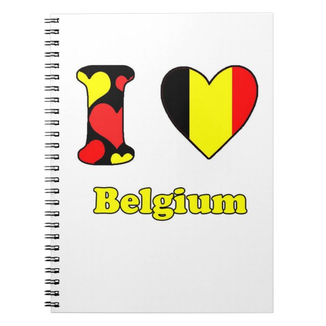 Cuaderno Amo Bélgica (Frente)