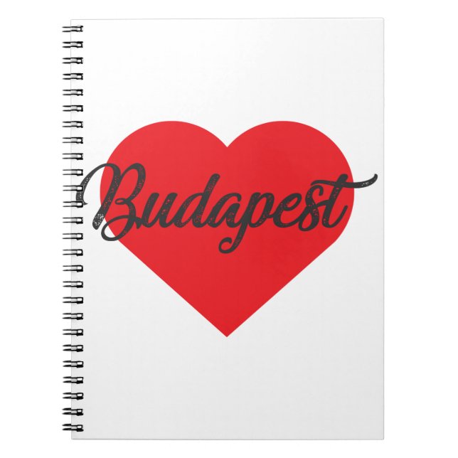 Cuaderno Amo Budapest - Hungría (Frente)