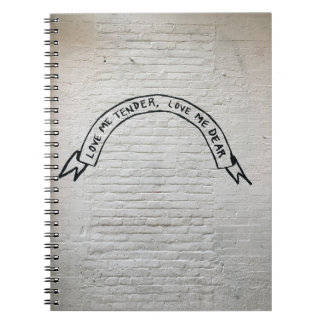 Cuaderno Amo, cariño, querida cita de la pared