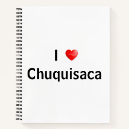 Cuaderno Amo Chuquisaca