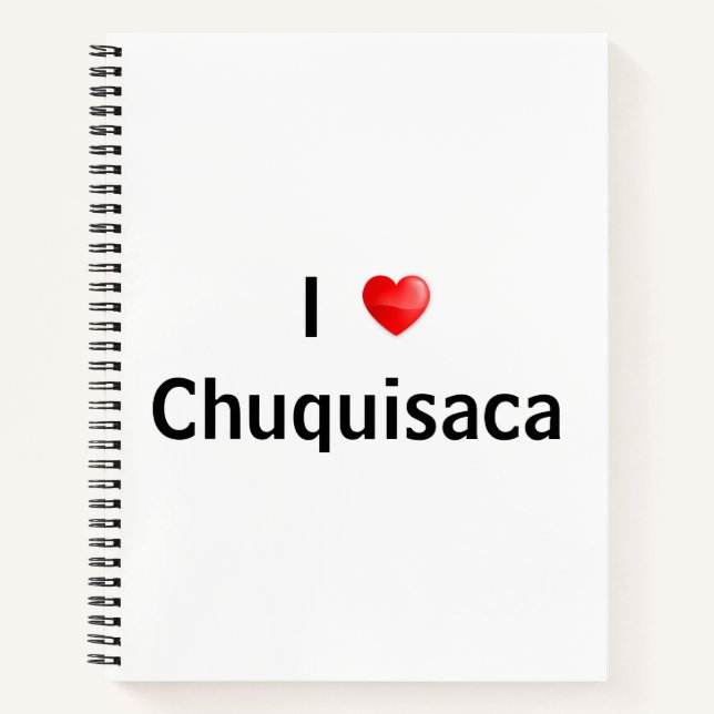 Cuaderno Amo Chuquisaca (Anverso)