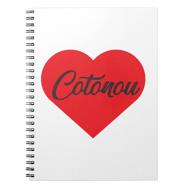 Cuaderno Amo Cotonú - Benín (Frente)