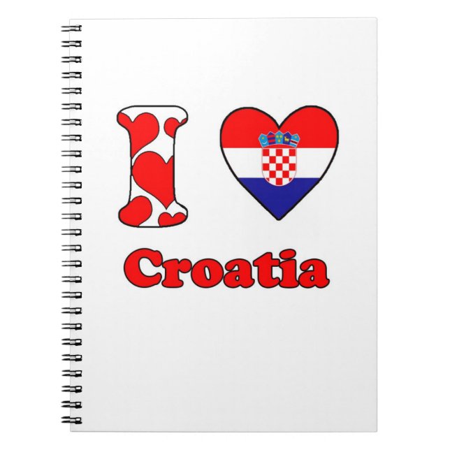 Cuaderno Amo Croacia (Frente)