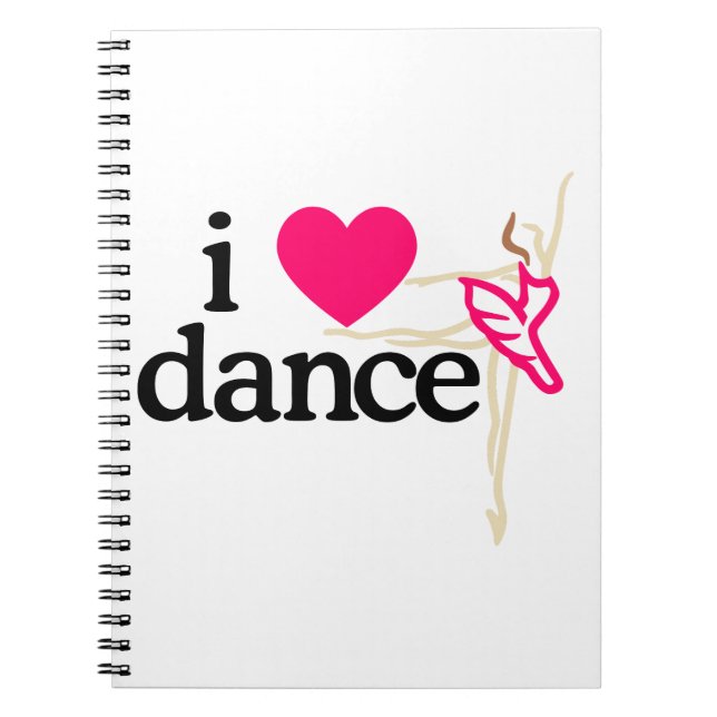 Cuaderno Amo DANZA (Frente)