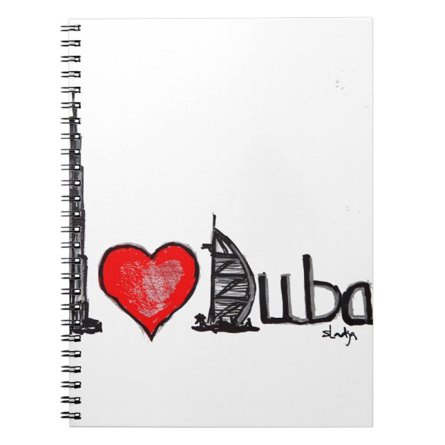 Cuaderno Amo Dubai (Frente)