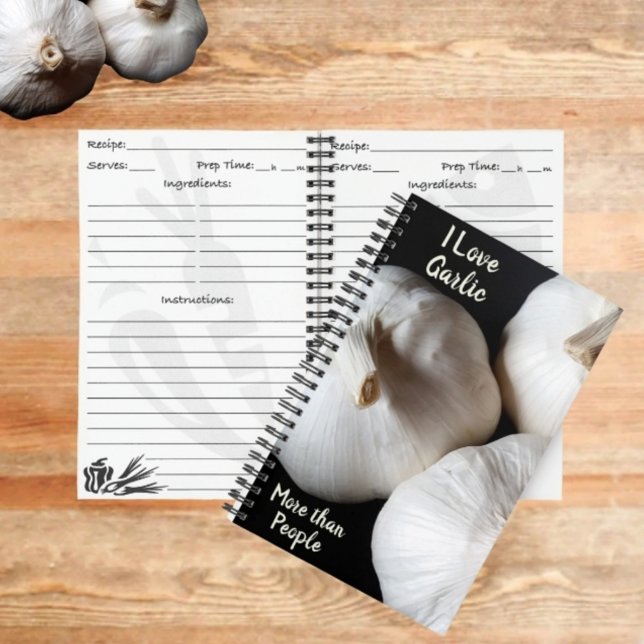 Cuaderno Amo el ajo más que la receta fotográfica de la gen (Subido por el creador)