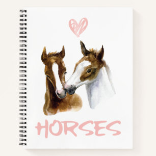 Cuaderno Amo el retrato de caballos