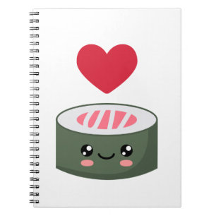 Cuaderno Amo el sushi